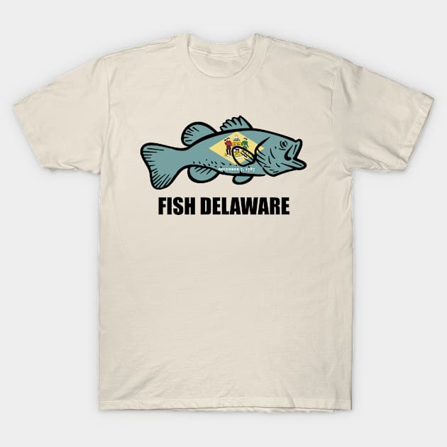 Fish Delaware T-Shirt by esskay1000